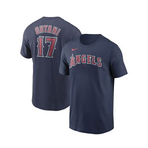 【あす楽 大谷翔平モデル】NIKE Tシャツ ロサンゼルス エンゼルス 【PLAYER NAME&NUMBER T-SHIRT/NAVY】 ナイキ LOS ANGELES ANGELS ネイビー TEE [21_9RE_0915]