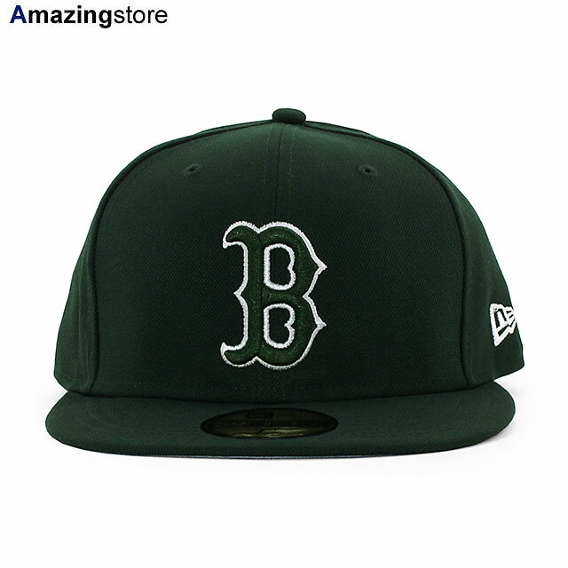 あす楽 ニューエラ キャップ 59FIFTY ボストン レッドソックス MLB TEAM BASIC FITTED CAP DARK GREEN NEW ERA BOSTON RED SOX 帽子 グリーン /GRN BIG_SIZE 23_6RE_ 23_7RE_0707