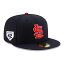 å ӥ󥽥ǡǥ ˥塼 å 59FIFTY ȥ륤 ʥ륹 MLB 2024 JACKIE ROBINSON ALTERNATE FITTED CAP NAVY NEW ERA ST.LOUIS CARDINALS ͥӡ /NAVY 23_3_5JR BIR_SIZE