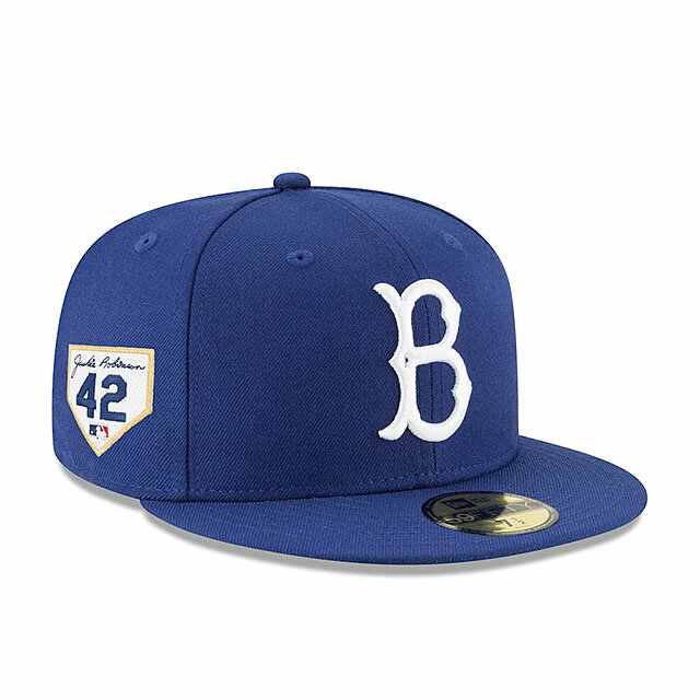 ジャッキー ロビンソンデーモデル ニューエラ キャップ 59FIFTY ブルックリン ドジャース MLB COOPERSTOWN 2024 JACKIE ROBINSON FITTED CAP ROYAL BLUE NEW ERA BROOKLYN DODGERS ブルー /RYL 23_3_5JR BIR_SIZE