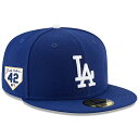 ニューエラ 59FIFTY ロサンゼルス ドジャース MLB JACKIE ROBINSON GAME FITTED CAP ROYAL BLUE NEW ERA LOS ANGELES DODGERS 24_1