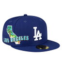 ニューエラ 59FIFTY ロサンゼルス ドジャース MLB STATEVIEW FITTED CAP ROYAL BLUE NEW ERA LOS ANGEL...