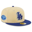 ニューエラ 59FIFTY ロサンゼルス ドジャース MLB ILLUSION DODGER STADIUM 50TH ANNIVERSARY FITTED CAP CREAM ROYAL BLUE NEW ERA LOS ANGELES DODGERS 24_1