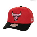 ミッチェル&ネス×ブラックピンク 海外取寄 シカゴ ブルズ PRO CROWN SNAPBACK CAP RED-BLACK LIMITED EDITION M...