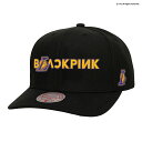 ミッチェル&ネス×ブラックピンク 海外取寄 ロサンゼルス レイカーズ PRO CROWN SNAPBACK CAP BLACK LIMITED EDITION ...