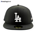ニューエラ キャップ 59FIFTY ロサンゼルス ドジャース MLB TEAM BASIC MESH FITTED CAP BLACK NEW ERA LOS...