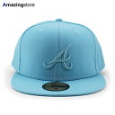ニューエラ キャップ 59FIFTY アトランタ ブレーブス MLB TEAM BASIC FITTED CAP BLUEOUT NEW ERA ATLANTA...