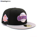 ニューエラ キャップ 59FIFTY サンフランシスコ ジャイアンツ MLB 60TH ANNIVERSARY FITTED CAP BLACK NEW ERA...