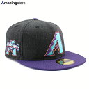 ニューエラ キャップ 59FIFTY アリゾナ ダイヤモンドバックス MLB 2001 WORLD CHAMPS FITTED CAP HEATHER BLAC...