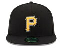 NEW ERA PITSBURGH PIRATES  ニューエラ コラボキャップ ピッツバーグ パイレーツ オーセンティック オンフィールド AUTHENTIC フィッテッド キャップ MLB BLACK ブラック 黒 