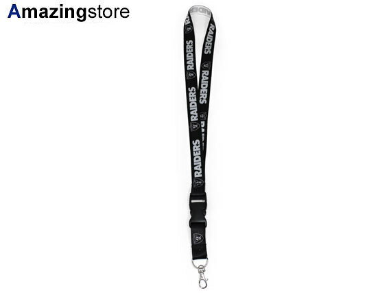 WINCRAFT 【OAKLAND RAIDERS BREAKAWAY LANYARD/BLK】 ウィンクラフト オークランド レイダース [for3000 20_12RE]