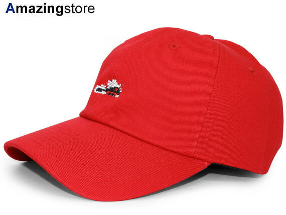 楽天Amazingstore【あす楽対応】【全4色】7UNION 【AIR BENT STRAPBACK/RED】 7ユニオン セブンユニオン ストラップバック ロープロファイルキャップ LOW PROFILE CAP DAD HAT TWILL CAP レッド 赤 [帽子 cap キャップ 男性用 女性用 メンズ レディース 18_1RE]