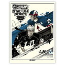 yszNHL Rh Ao` vs T[X LOX |X^[ySTADIUM SERIES EVENT POSTERz COLORADO AVALANCHE LOS ANGELES KINGS [21_2_1 PRINT ARTWORK]