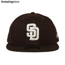 ニューエラ キャップ 59FIFTY サンディエゴ パドレス MLB ON FIELD AUTHENTIC ALTERNATE FITTED CAP BROWN NEW ERA SAN DIEGO PADRES 13554977 帽子 メンズ レディース 男女兼用 ブラウン /BRN BIG_SIZE 24_1RE_1_11