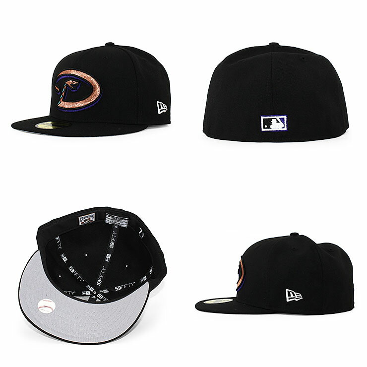 ニューエラ キャップ 59FIFTY アリゾナ ダイヤモンドバックス MLB 1999 COOPERSTOWN WOOL FITTED CAP BLACK NEW ERA ARIZONA DIAMONDBACKS 帽子 メンズ レディース 男女兼用 ブラック /BLK BIG_SIZE COLOR_BOTTOM TEAM-BASIC 24_2RE_24_3RE_0304 2