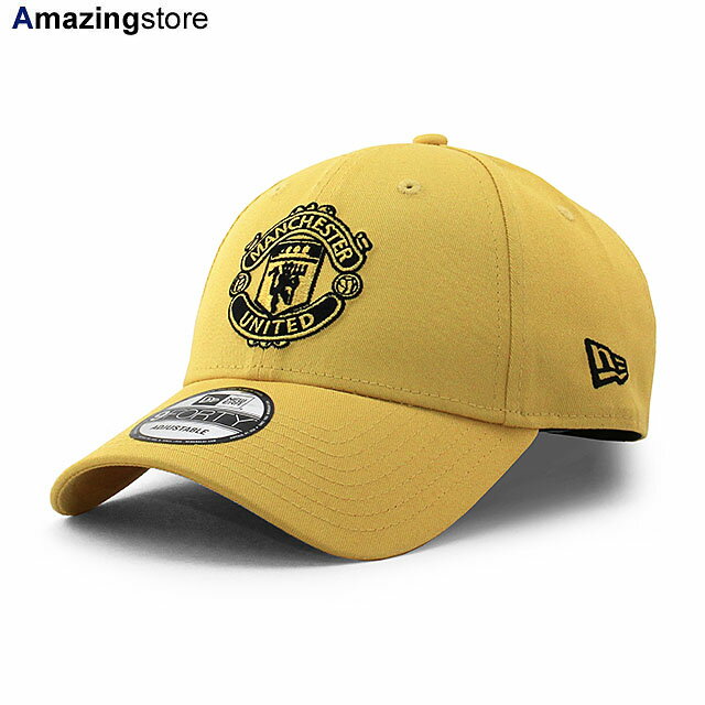 EU限定モデル ニューエラ キャップ 9FORTY マンチェスター ユナイテッド FC PREMIER LEAGUE LOGO CAP YELLOW NEW ERA MANCHESTER UNITED FC 帽子 メンズ レディース 男女兼用 イエロー /GOLD 23_12RE_12_08