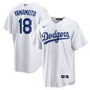 山本由伸モデル 海外取寄 NIKE レプリカユニフォーム HOME REPLICA COOL BASE PLAYER JERSEY ホワイト ホーム ナイキ ロサンゼルス ドジャース LOS ANGELES DODGERS 24_1_UNIFORM