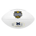 ߥ Х  åեåȥܡ ץ졼եԥǰܡ MICHIGAN WOLVERINES COLLEGE FOOTBALL PLAYOFF 2023 NATIONAL CHAMPIONS BADEN WHITE PANEL FOOTBALL