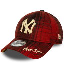 ニューエラ 49FORTY 海外取寄 ニューヨーク ヤンキース ラルフローレン MLB FITTED CAP RED PLAID NEW ERA NEW YOR...