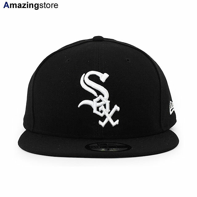 ニューエラ キャップ 59FIFTY シカゴ ホワイトソックス MLB ON FIELD AUTHENTIC GAME FITTED CAP BLACK NEW ERA CHICAGO WHITE SOX 13555011 帽子 メンズ レディース 5950 ブラック /BLK BIG_SIZE 24_5RE_0514
