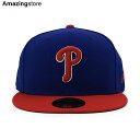 ニューエラ キャップ 59FIFTY フィラデルフィア フィリーズ MLB ON-FIELD AUTHENTIC ALTERNATE FITTED CAP BLUE RED NEW ERA PHILADELPHIA PHILLIES 13554983 帽子 メンズ レディース 男女兼用 オンフィールド オーセンティック ブルー レッド /BLUE 23_10RE_10_25