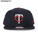 ニューエラ 9FIFTY スナップバック キャップ ミネソタ ツインズ 【MLB REPLICA HOME SNAPBACK CAP/NAVY】 NEW ERA MINNESOTA TWINS ネイビー [20_5_2NE 20_5_3]