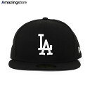 ニューエラ キャップ 59FIFTY ロサンゼルス ドジャース MLB TEAM BASIC FITTED CAP BLACK WHITE NEW ERA LO...