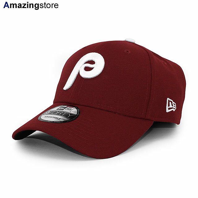 ニューエラ キャップ 9FORTY フィラデルフィア フィリーズ MLB THE LEAGUE ALTERNATE-2 ADJUSTABLE CAP MAROON NEW ERA PHILADELPHIA PHILLIES 帽子 メンズ レディース 男女兼用 マルーン /BUR 24_5RE_0509