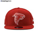 ニューエラ 9FIFTY スナップバック キャップ アトランタ ファルコンズ 【NFL TEAM-BASIC SNAPBACK CAP/RED-WHITE】 NEW ERA ATLANTA FALCONS レッド 20_7_2NE 20_7_3