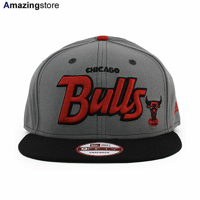 ニューエラ シカゴ ブルズ 9FIFTY スナップバック キャップ  NEW ERA CHICAGO BULLS グレー ブラック 