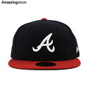 ニューエラ キャップ 59FIFTY アトランタ ブレーブス MLB ON-FIELD AUTHENTIC HOME FITTED CAP NAVY RED N...
