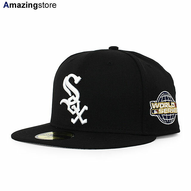 ニューエラ キャップ 59FIFTY シカゴ ホワイトソックス MLB 2005 WORLD SERIES GAME FITTED CAP BLACK NEW ERA CHICAGO WHITE SOX 帽子 メンズ レディース 男女兼用 ブラック /BLK COLOR_BOTTO…