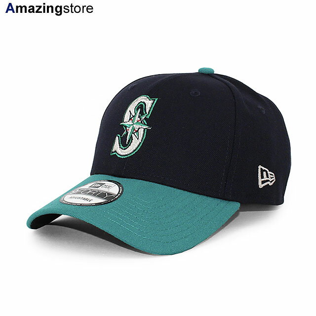 ニューエラ キャップ 9FORTY シアトル マリナーズ MLB THE LEAGUE ALTERNATE ADJUSTABLE CAP NAVY TEAL NEW ERA SEATTLE MARINERS 帽子 メンズ レディース 男女兼用 ネイビー ティール /NAVY 24_6RE_0611のサムネイル