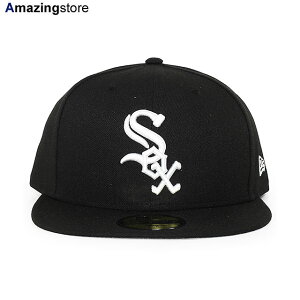 ˥塼 å 59FIFTY  ۥ磻ȥå MLB TEAM BASIC FITTED CAP BLACK WHITE NEW ERA CHICAGO WHITE SOX ˹  ǥ ˽ ֥å /BLK BIG_SIZE COLOR_BOTTOM 24_2RE_2_26