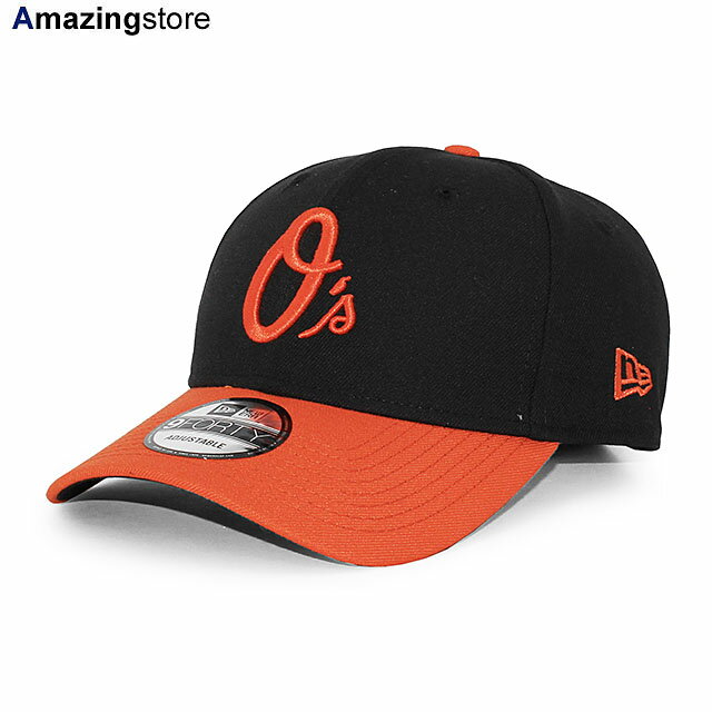 ニューエラ キャップ 9FORTY ボルチモア オリオールズ MLB THE LEAGUE ALTERNATE ADJUSTABLE CAP BLACK-ORANGE NEW ERA BALTIMORE ORIOLES 帽子 メンズ レディース ブラック オレンジ /BLK 23_10RE_10_27