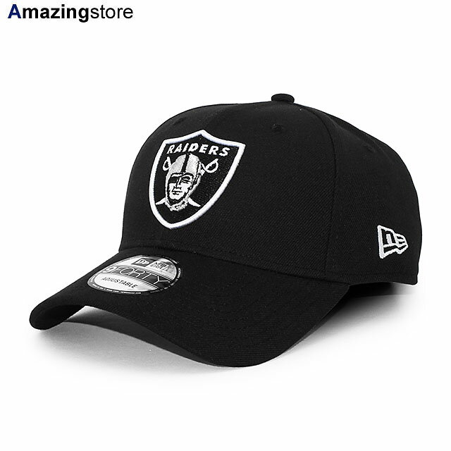 ニューエラ キャップ 9FORTY ラスベガス レイダース NFL THE LEAGUE ADJUSTABLE CAP BLACK NEW ERA LAS VEGAS RAIDERS 帽子 メンズ レディース 男女兼用 ブラック /BLK 24_5RE_0520
