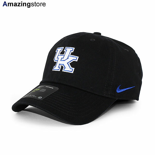 ナイキ キャップ ケンタッキー ワイルドキャッツ NCAA HERITAGE 86 LOGO STRAPBACK CAP H86 BLACK NIKE KENTUCKY WILDCATS 帽子 メンズ レディース 男女兼用 ブラック /BLK 23_11RE_11_16