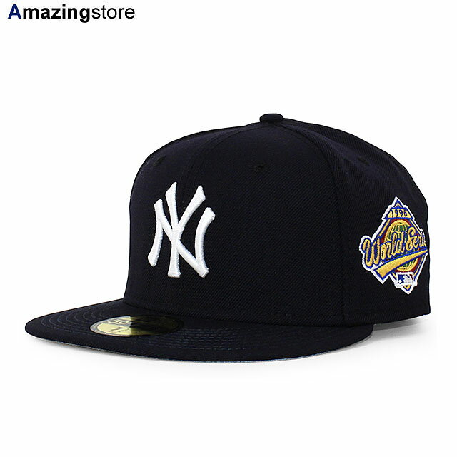 楽天Amazingstoreニューエラ キャップ 59FIFTY ニューヨーク ヤンキース MLB 1996 WORLD SERIES GAME FITTED CAP NAVY NEW ERA NEW YORK YANKEES 帽子 メンズ レディース 男女兼用 ネイビー /NAVY BIG_SIZE 24_4RE_0410