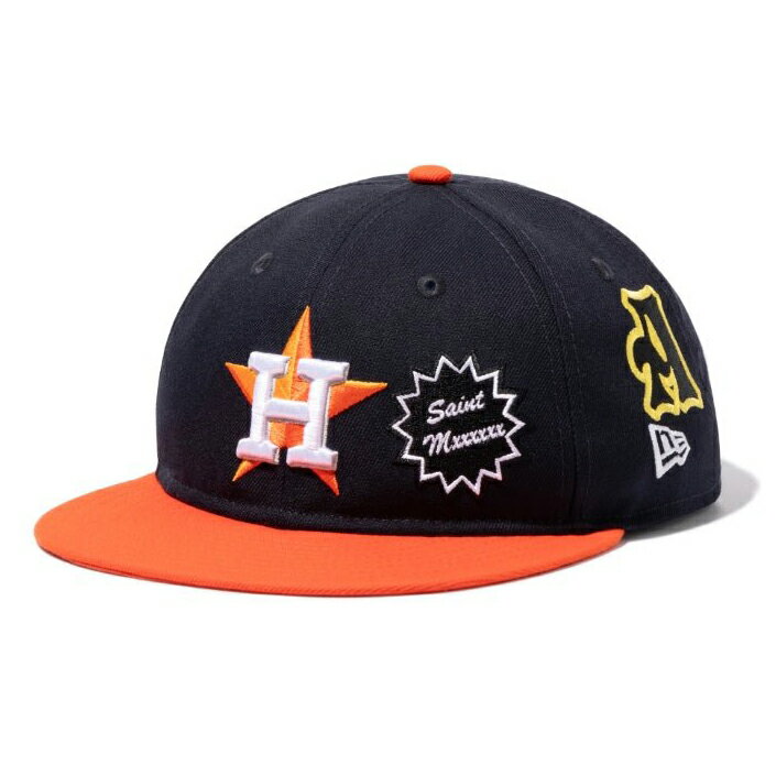 ©SAINT Mxxxxxx NEW ERA RC9FIFTY HOUSTON ASTROS RETRO CROWN SNAPPBACK CAP ニューエラ キャップ ヒューストン アストロズ 帽子 メンズ レディース 男女兼用