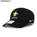 ナイキ キャップ ニューオリンズ セインツ NFL HERITAGE 86 VOLT STRAPBACK CAP H86 BLACK NIKE NEW ORLEANS SAINTS 帽子 ブラック メンズ レディース /BLK 24_1NIKE