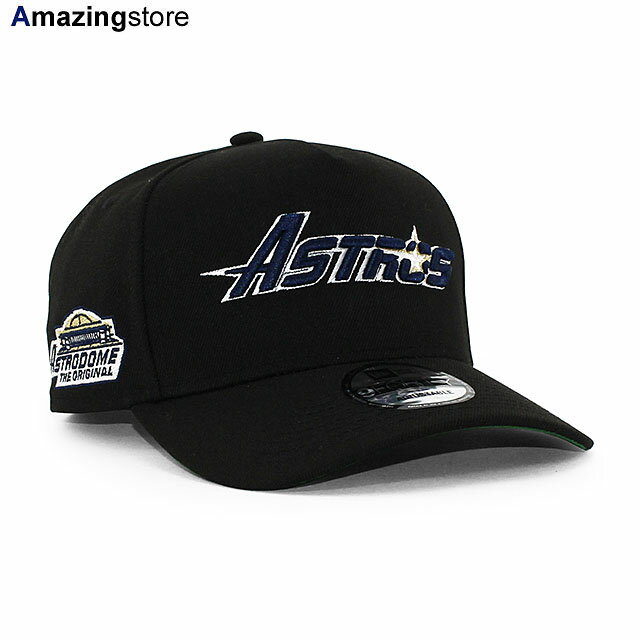 EU AU限定モデル ニューエラ キャップ 9FORTY ヒューストン アストロズ MLB ASTRODOME KELLY GREEN BOTTOM A-FRAME SNAPBACK CAP BLACK NEW ERA HOUSTON ASTROS メンズ レディース 帽子 ブラック /BLK COLOR_BOTTOM EU940AF 24_1RE_1_12