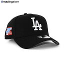 EU AU限定モデル ニューエラ キャップ 9FORTY ロサンゼルス ドジャース MLB 1981 WORLD SERIES GREY BOTTOM A-FRAME SNAPBACK CAP BLACK NEW ERA LOS ANGELES DODGERS 帽子 メンズ レディース ブラック /BLK EU940AF 24_4RE_0426