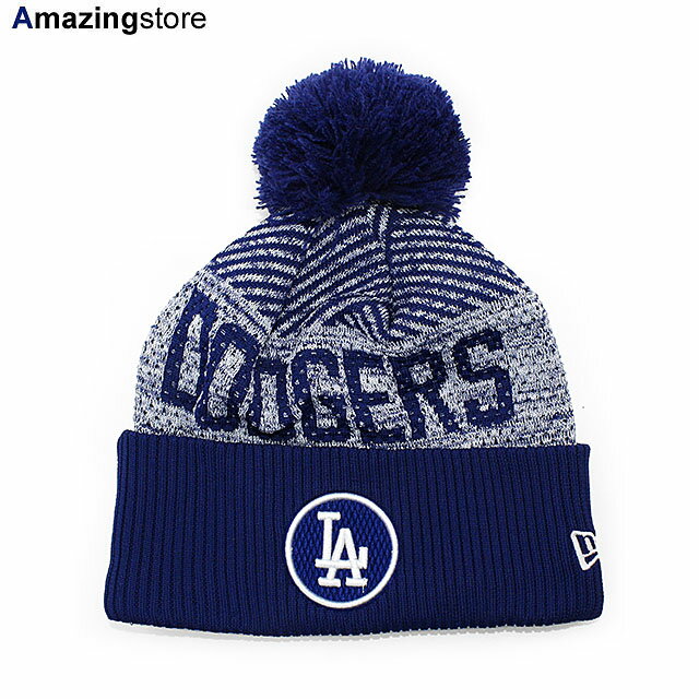 楽天Amazingstoreニューエラ ニット ビーニー ロサンゼルス ドジャース MLB SPORT KNIT BEANIE BLUE NEW ERA LOS ANGELES DODGERS 帽子 メンズ レディース 男女兼用 ブルー グレー /RYL 24_1_3NE