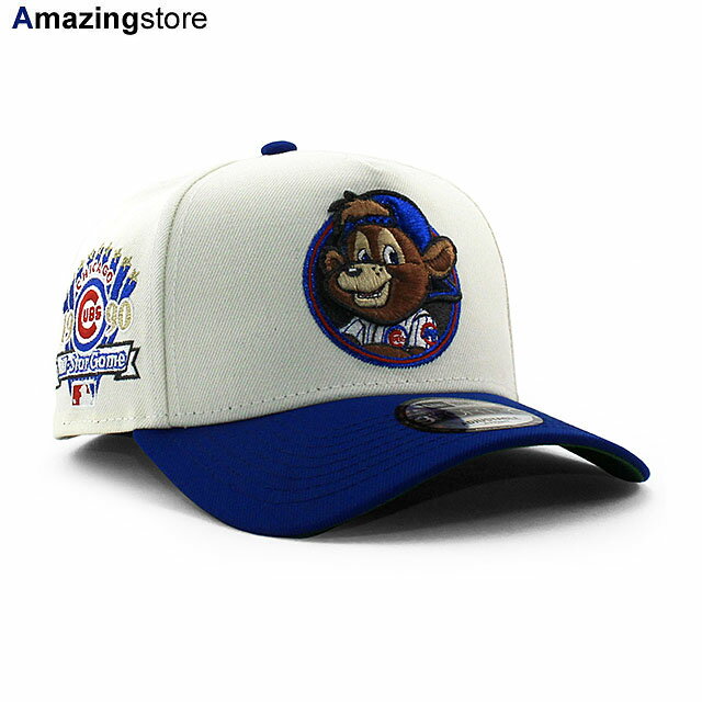 EU限定モデル ニューエラ キャップ 9FORTY シカゴ カブス MLB CLARK LOGO 1990 ALL STAR GAME KELLY GREEN BOTTOM A-FRAME SNAPBACK CAP CREAM BLUE NEW ERA CHICAGO CUBS 帽子 メンズ レディース 男女兼用 クリーム ブルー EU940AF /WHT 24_6RE_0628のサムネイル