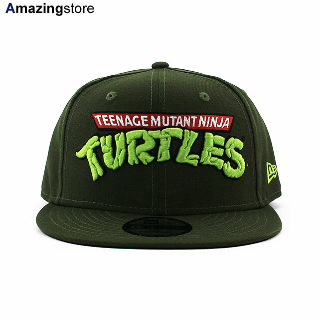 ニューエラ キャップ 9FIFTY スナップバック ティーンエイジ ミュータント ニンジャ タートルズ WORDMARK SNAPBACK CAP GREEN NEW ERA TEENAGE MUTANT NINJA TURTLES グリーン 帽子 メンズ レディース 男女兼用 /GRN 24_4RE_0426