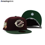 ニューエラ キャップ 59FIFTY シンシナティ レッズ MLB 1975 WORLD SERIES KELLY GREEN BOTTOM FITTED CAP BURGUNDY DARK GREEN NEW ERA CINCINNATI REDS 帽子 メンズ レディース 男女兼用 バーガンディ グリーン /BUR COLOR_BOTTOM 24_3_1NE