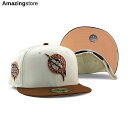 ニューエラ キャップ 59FIFTY フロリダ マーリンズ MLB 2003 WORLD SERIES CHAMPIONS PEACH BOTTOM FITTED CAP CREAM NEW ERA FLORIDA MARLINS 帽子 メンズ レディース 男女兼用 クリーム /CREAM 24_3_1NE