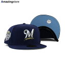ニューエラ キャップ 59FIFTY ミルウォーキー ブルワーズ MLB 2002 MLB ALL STAR GAME GLACIER BLUE BOTTOM ...