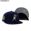 ニューエラ キャップ 59FIFTY ミルウォーキー ブルワーズ MLB MLB 50TH ANNIVERSARY GREY BOTTOM FITTED CAP NAVY NEW ERA MILWAUKEE BREWERS 帽子 メンズ レディース 男女兼用 ネイビー /NAVY COLOR_BOTTOM 24_3_2NE