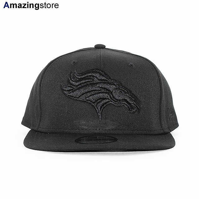 ニューエラ キャップ 9FIFTY スナップバック デンバー ブロンコス NFL TEAM BASIC SNAPBACK CAP BLACKOUT NEW ERA DENVER BRONCOS 帽子 メンズ レディース 男女兼用 ブラック /BLK 24_3_2NE